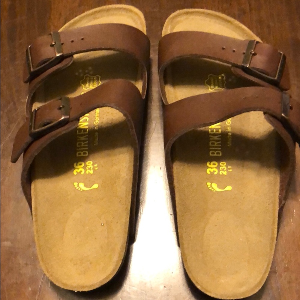 Birkenstock sandals brown size 36